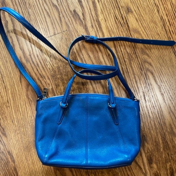 Coach Bags Coach Denim Blue Crossbody Bag Poshmark